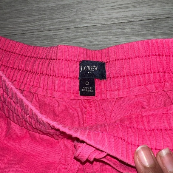 J crew factory linen cotton blend drawstring pant. Size 0. NWOT - Picture 4 of 7